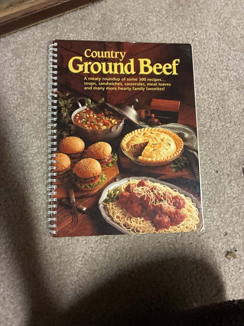 Country Ground Beef Cookbook Linda Piepenbrink Spiral